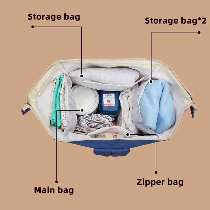 2025 multifunctional waterproof custom baby diapers bags nappy diaper backpack mommy travel bag maternity mummy baby diaper bag
