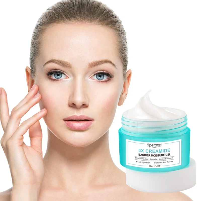 Oem Odm Ceramide Soothing Repairing Face Cream Sensitive Skin Hydrating Moisturizing Nourishing Skin Whitening Cream For Face