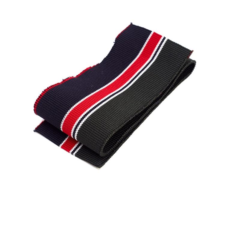 knitted cuff t shirt ribbed collar knitted cuffs for jackets