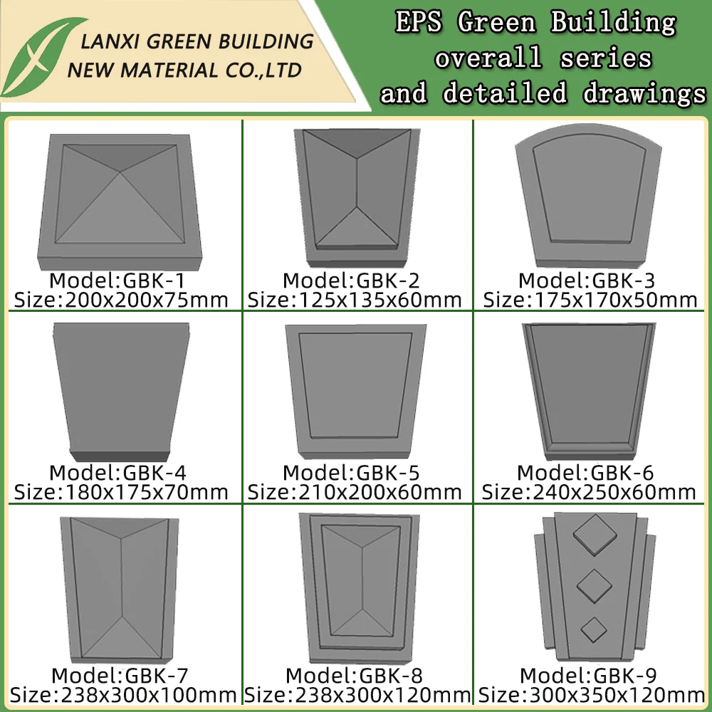 family house decoration exterior wall EPS Key Stone Production and sale of source manufacturers