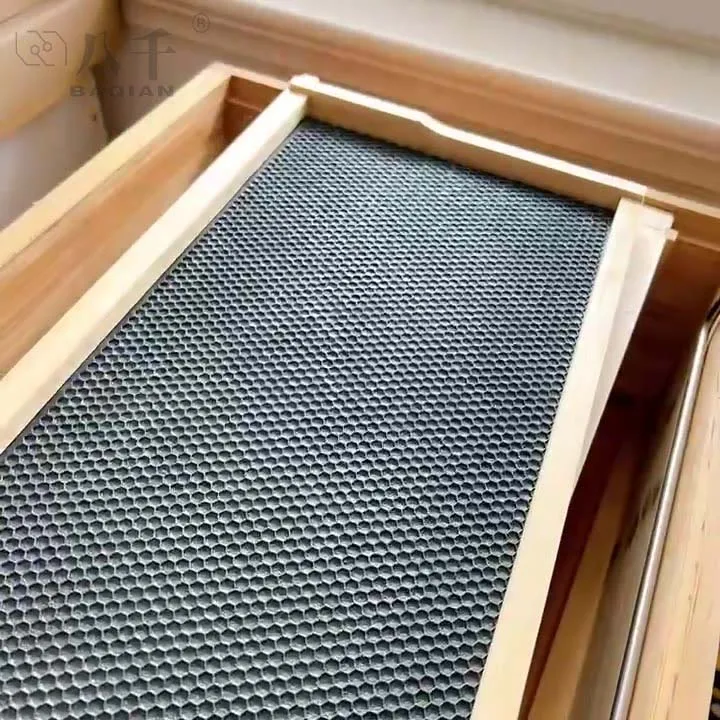 Beekeeping Equipment Langstroth Bee Hive Frames with Plastic Beeswax Sheet Wooden Beehive Frame