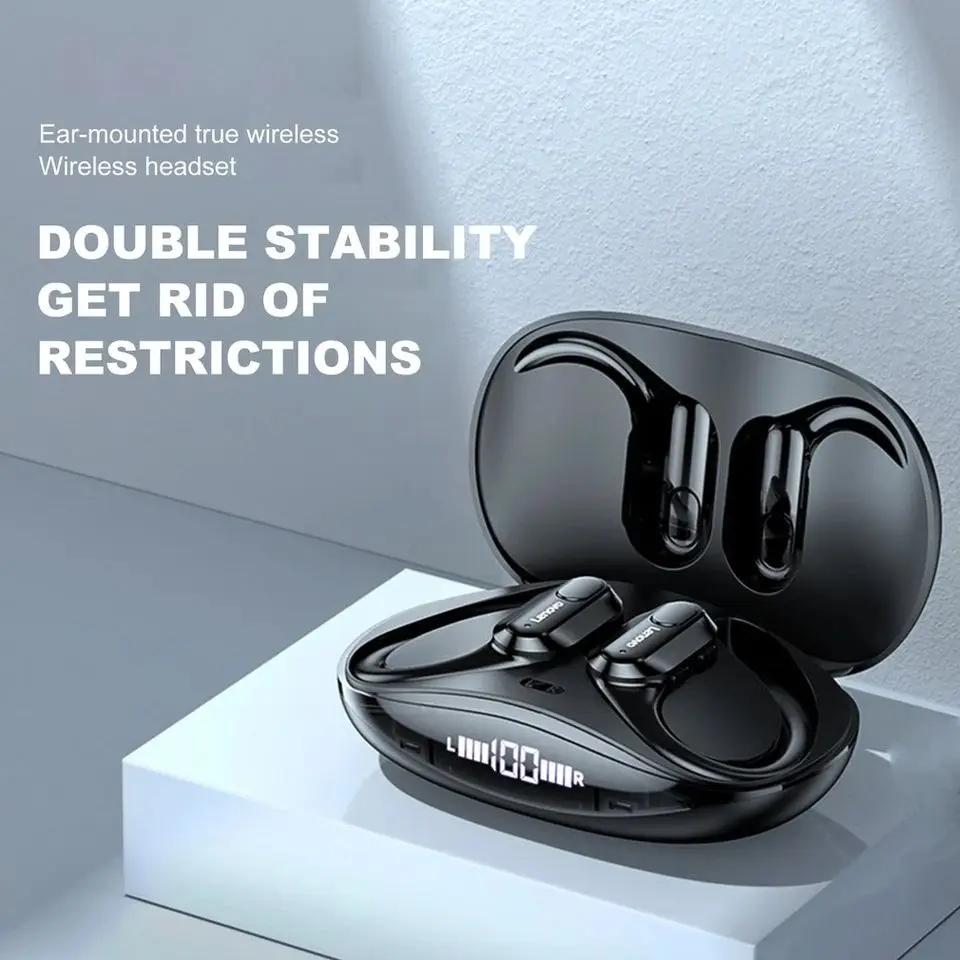 Lenovo XT80 Bluetooth 5.3 tws True wireless earphone Earhook business headset waterproof HD calling sports earbud Headphones