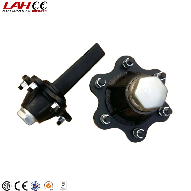Stub Axle and hubs trailer part