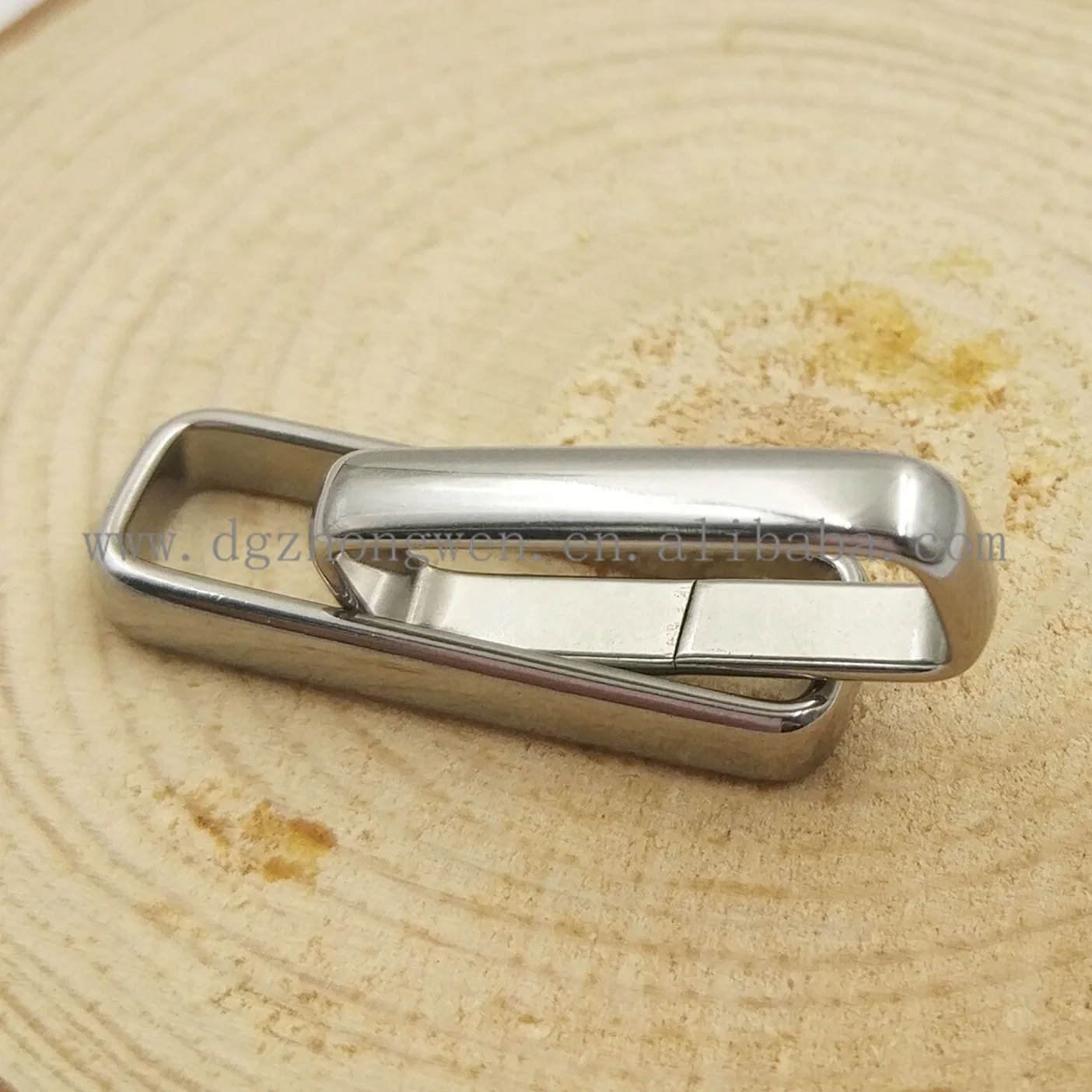 
NATO watch strap rings solid stainless steel watch strap buckle ring square loops for DW leather and nylon watch bands 