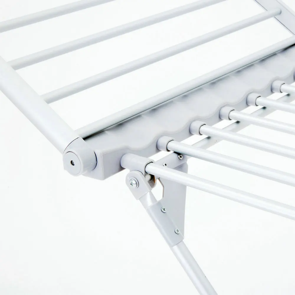 EVIA Folding Electric Heated Airer Laundry Dryer Clothes Drying Rack