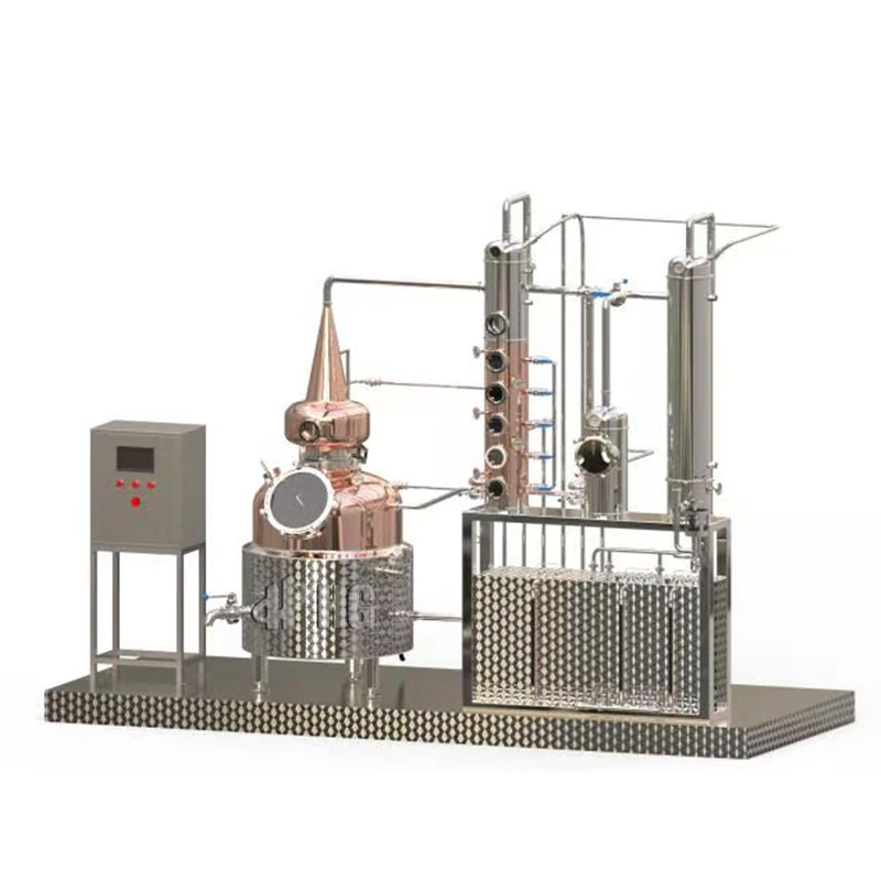 100L potato/corn/wheat/sugar starch ethanol stainless steel ethanol distillation equipment