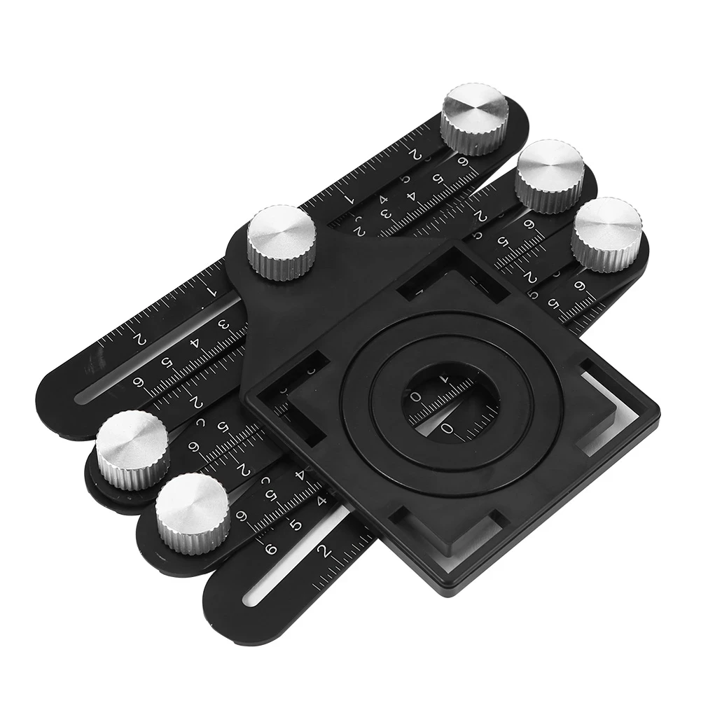 KEGRET hot sale Leveling System Ceramics tile hole locator adjustable ceramics tiles hole locator tile tool six fold ruler