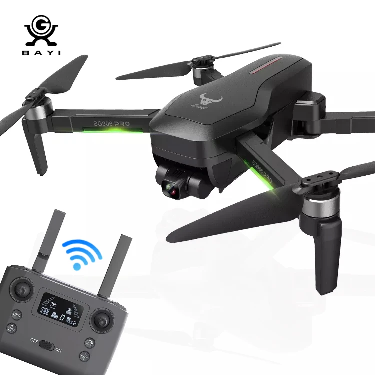 RTS Camera Drone Sg906 Pro 2 With Gps 4k 5g Wifi 3-axis Gimbal Dual Camera Professional 50x Zoom Brushless Quadcopter Rc Dron