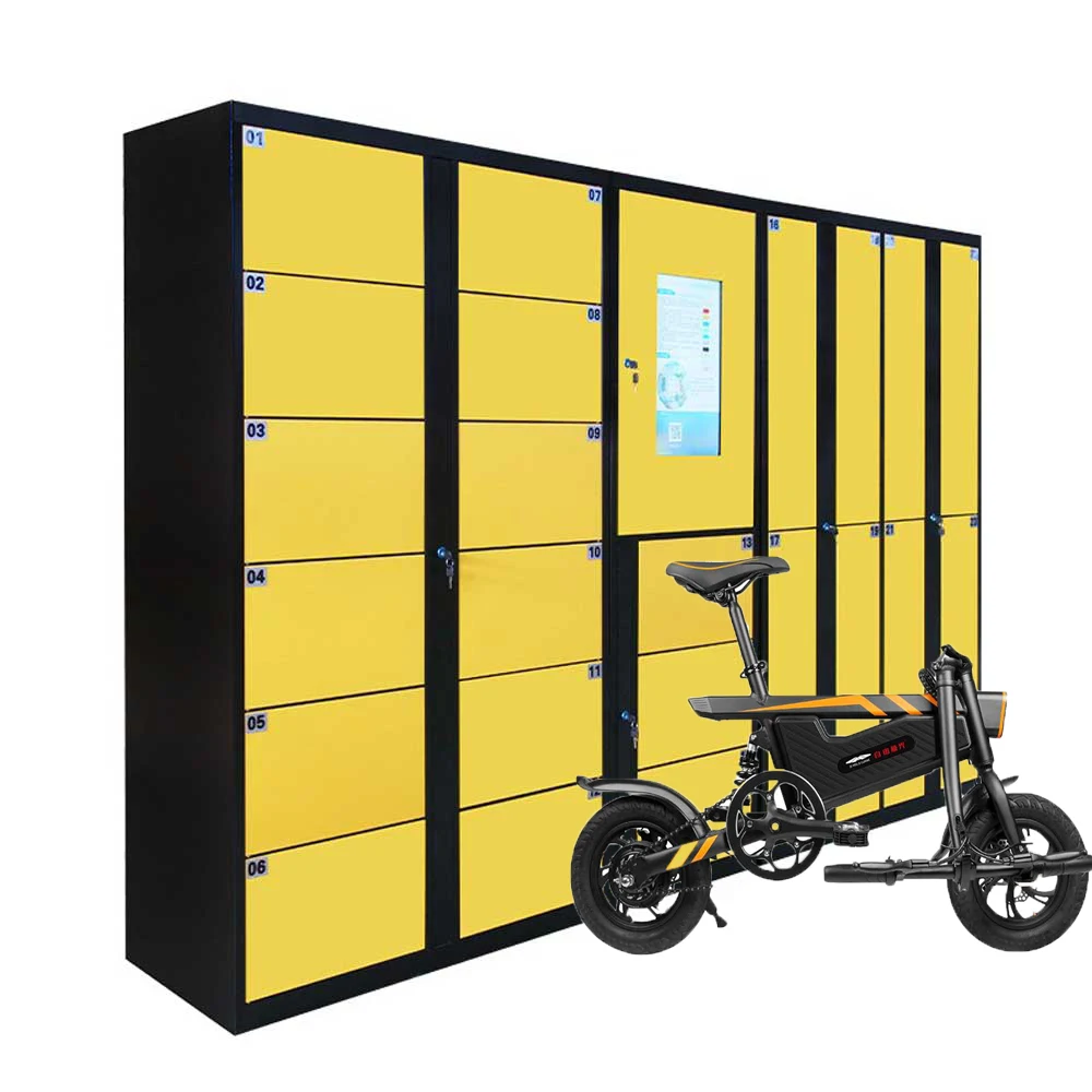 Smart locker for rental business with integrated circuits bike ski locker vending machine