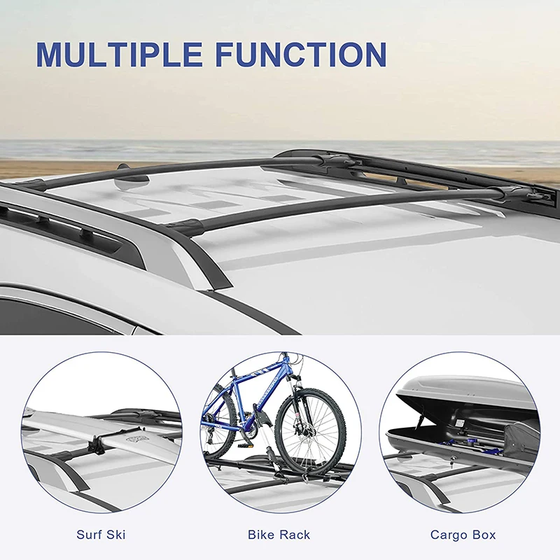 High quality roof rack Luggage Carrier Outdoor tourism aluminum special car cross bar for EQUINOX GMC