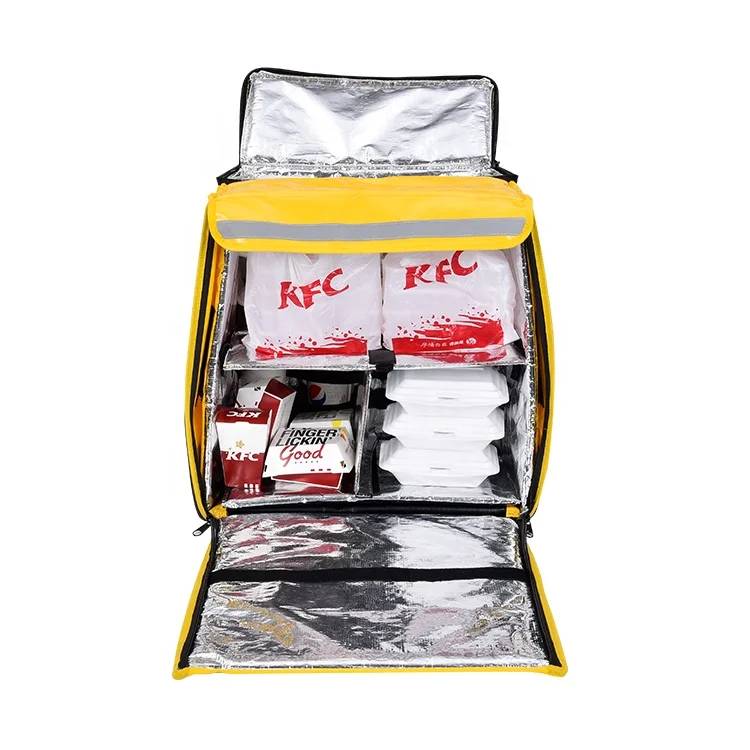 Delivery Hot Food Cooler Bag insulated carry food delivery bag large capacity pizza delivery cooler bag