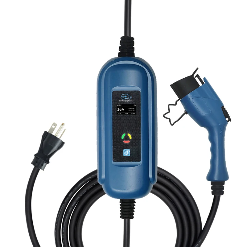 16 А evse режим 2 ev Зарядка Тип 1 j1772 автомобильное ev зарядное устройство