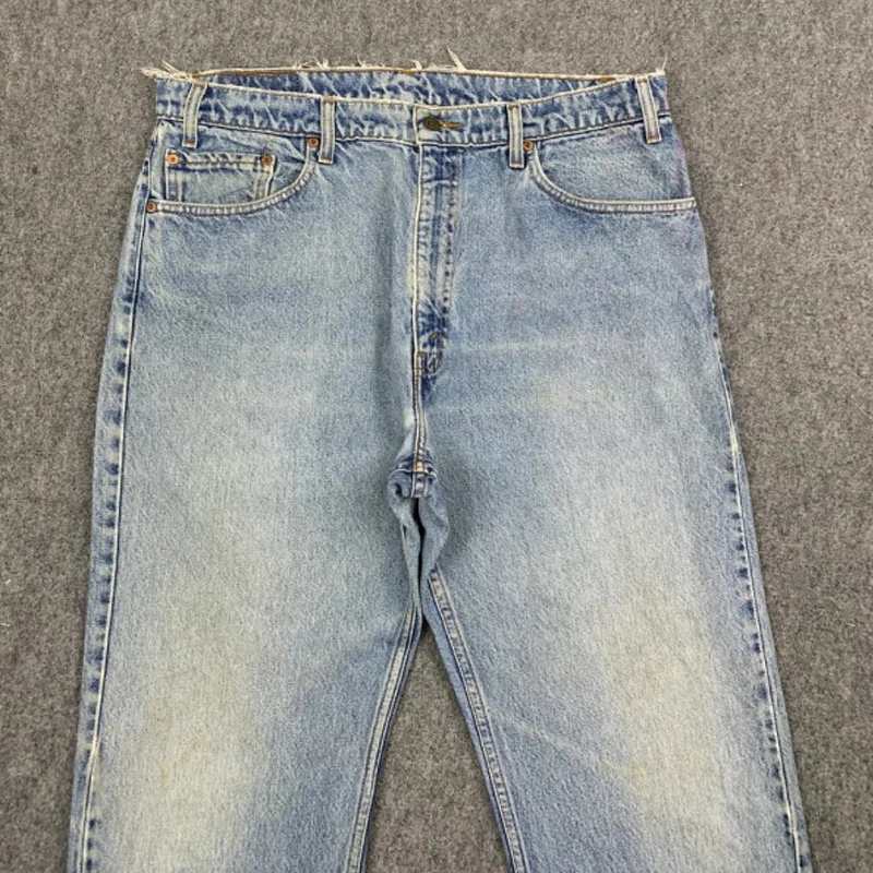 DiZNEW popular solid color print denim factory shiny green stone wash paint best quality slim men denim pants jeans