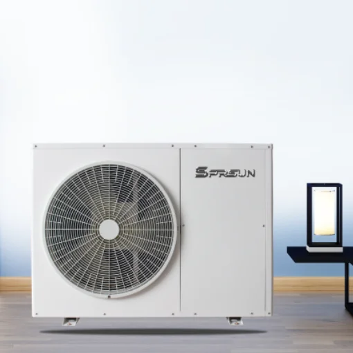 WIFI Sprsun R410A DC Inverter Heat Pump Air to Water Heater Pump A+++ ERP  Monoblock