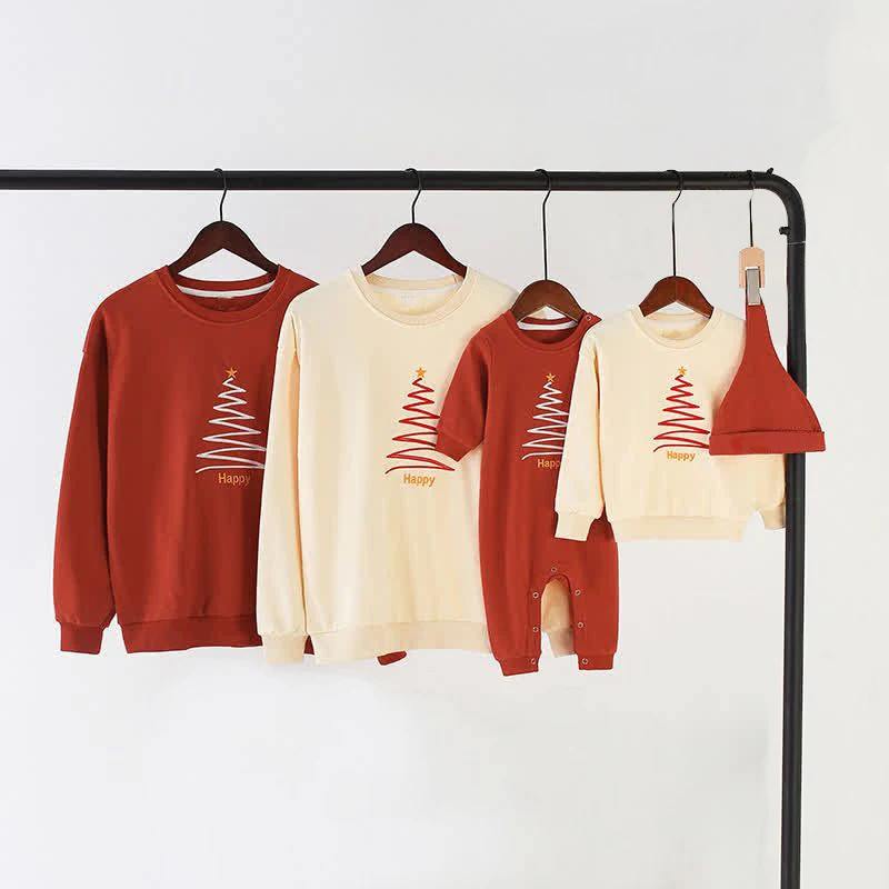 Organic cotton match outfit families family matching sweatshirt custom daddy and son matching outfits Mama and Mini sweater