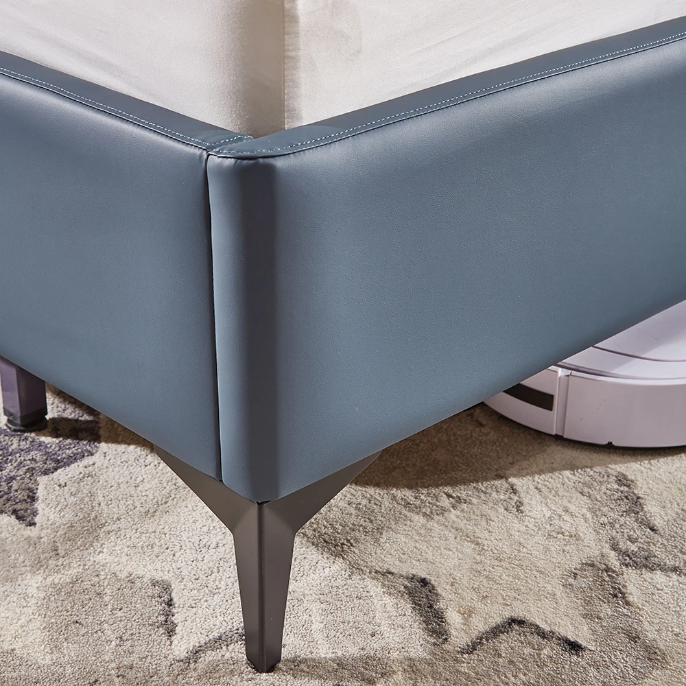 Factory Direct Supply Wholesale Modern Bedroom Furniture 1.8m Customizable European Style King Size Bed