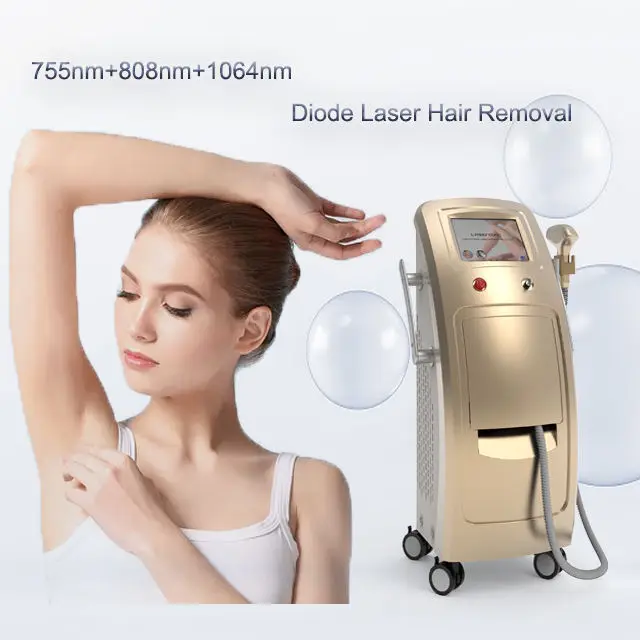 Beijing 2024 Hot Sale Professional Beauty Machine 808nm Hair Removal Diode Laser Hair Removal Strong Power Diodo Depilator
