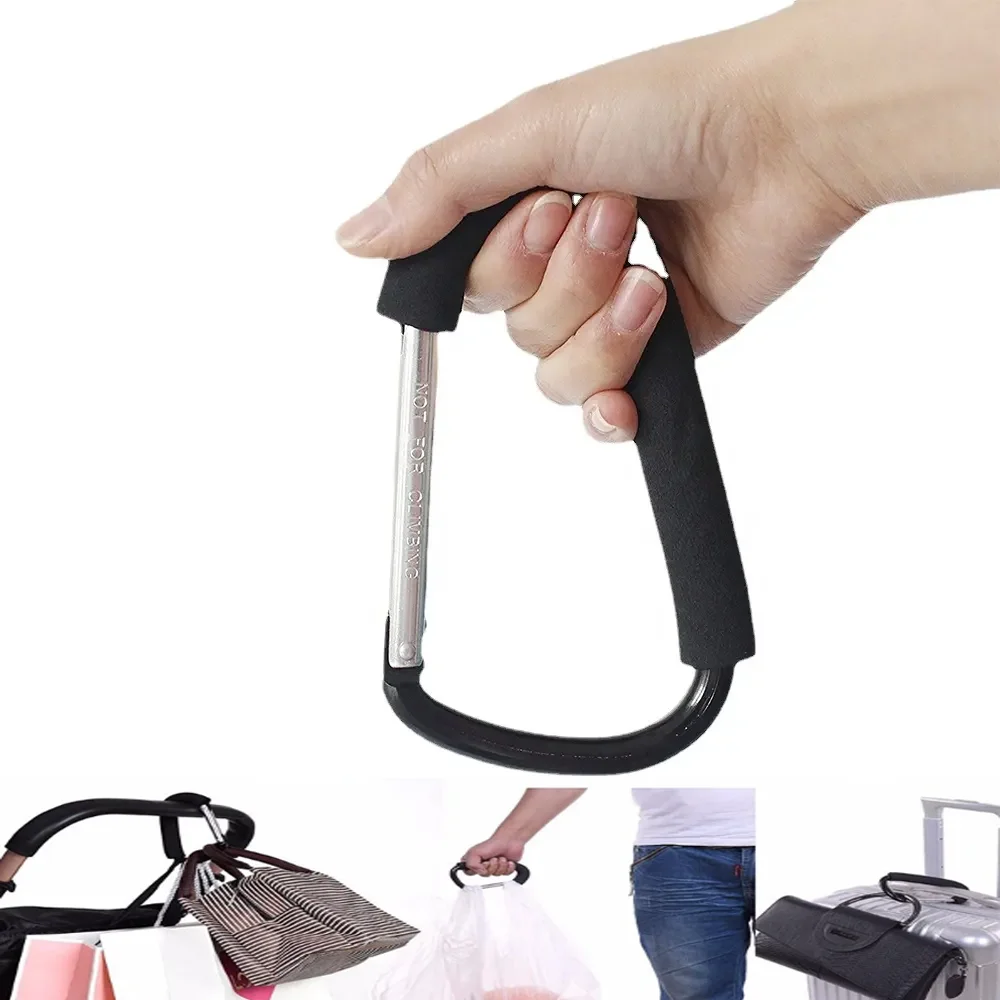 Aluminum Multiple Colors the Mommy Hook Stroller Accessory Organizer Hook Clip For Purse Shopping