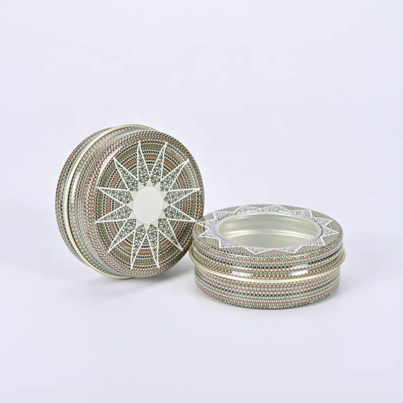 Food Grade Airtight Waterproof Aluminium 1 3g PVC Window Saffron Empty Tin Jar Box Packaging Container