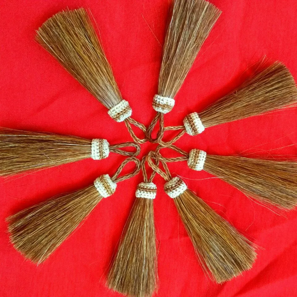 horse hair tassels for chinese knot tassels