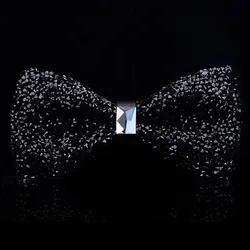 New design crystal bling bowtie for men wedding banquet feast club party bridegroom shinning rhinestone bow tie