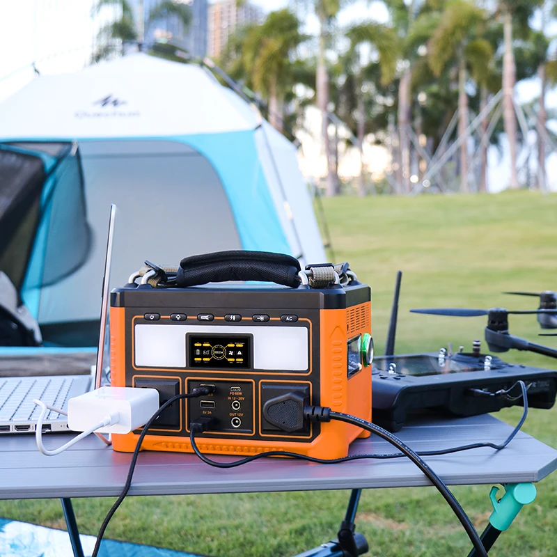 500W Portable Solar Home Outdoor Generator Large Capacity Energy Storage System