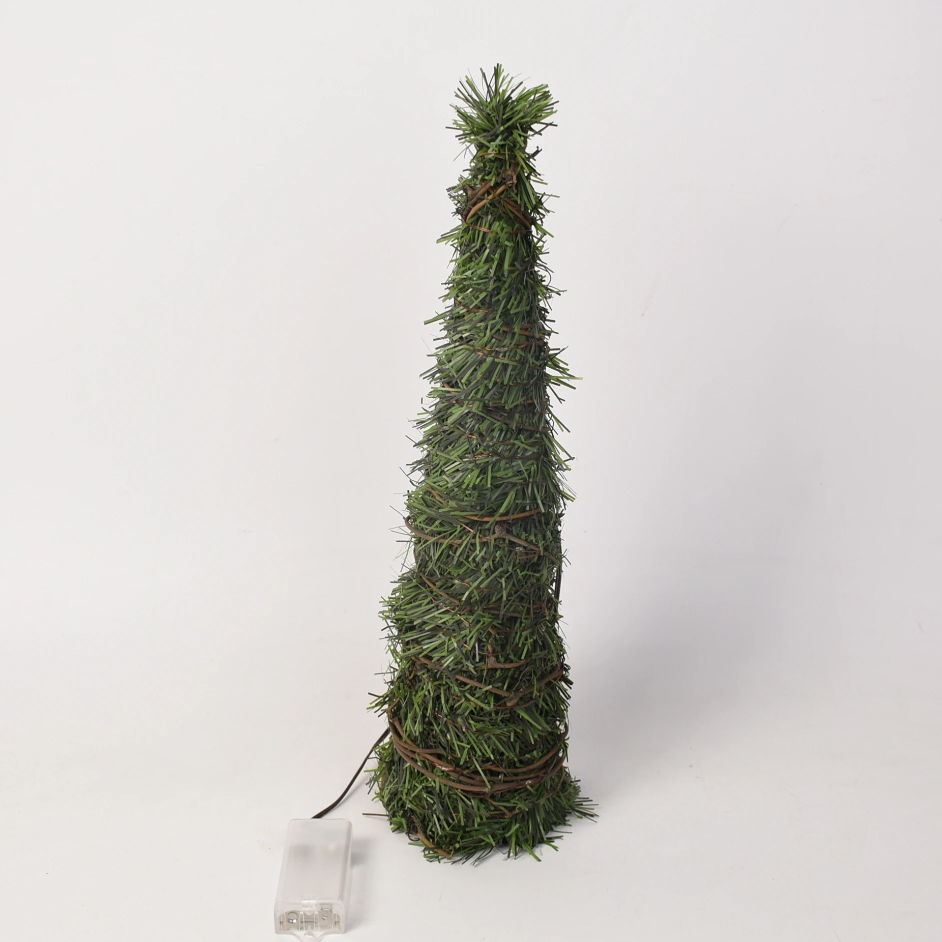 GY BSCI рождественское использование искусственная форма конуса дерево декор со светодиодными огнями украшения для дома новогодняя елка