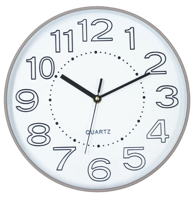 Creative Colorful Non Ticking Plastic Wall Clock Luminous