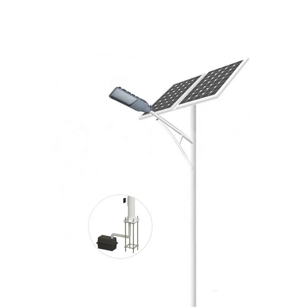Outdoor solar street light new human body sensor garden light with remote control LED light waterproof