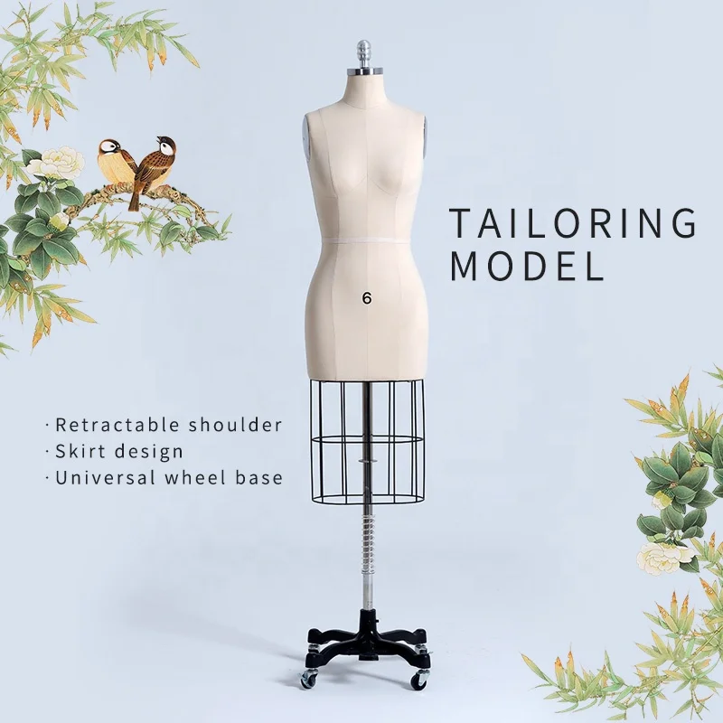 high-end female dress form adjustable shoulder tailor collapsible wedding dress mannequin