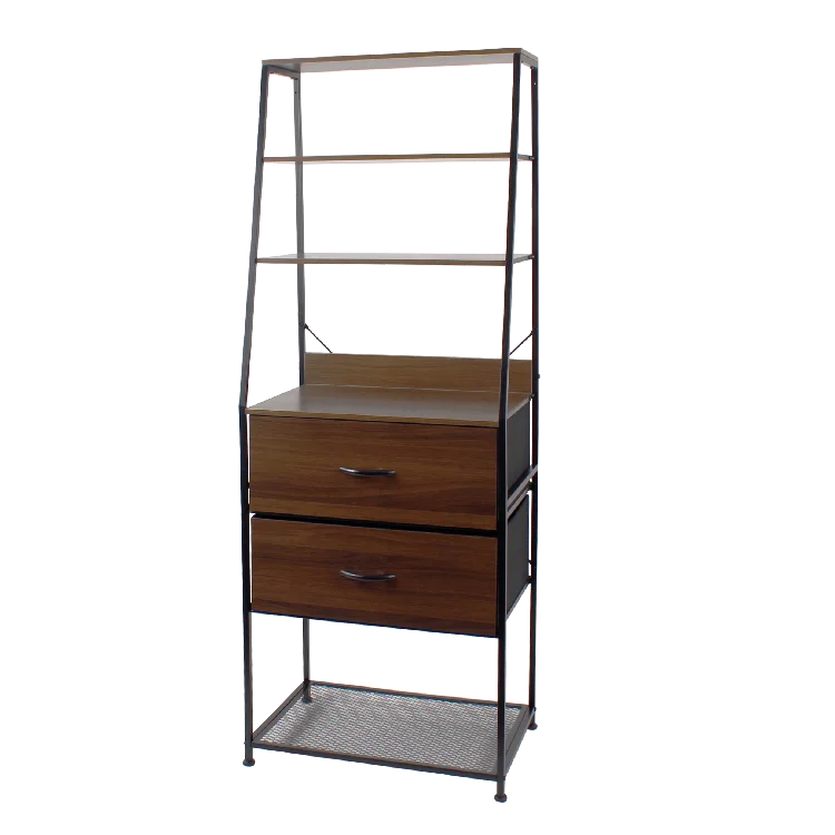 
Nordic medieval simple living room side table multi-layer storage chest of drawers 