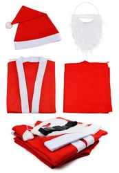 Authentic Quality Felt Material Christmas Santa Claus Costume Suit
