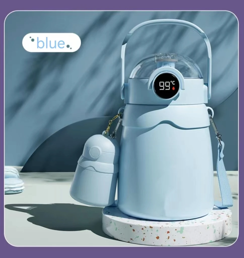 Smart Water Bottle with The Current Popular LED Temperature Display Thermos Cup Large Capacity 316 Stainless Steel Cute Vacuum