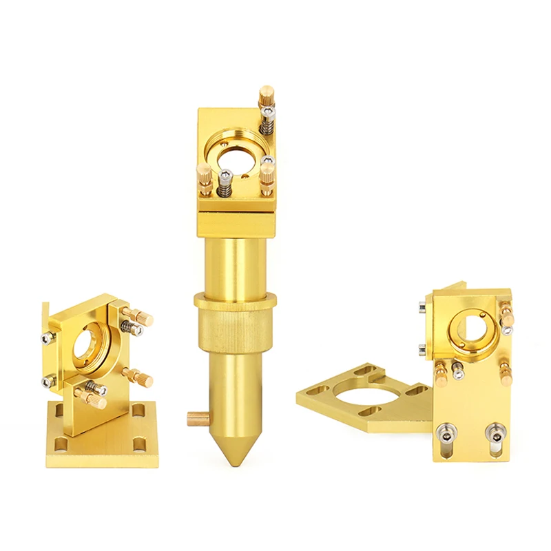 WaveTopSign K Series Gold Laser Cutting Head Set Diameter 12 18 20mm for 2030 4060 K40 Co2 Laser Engraving and Cuttin