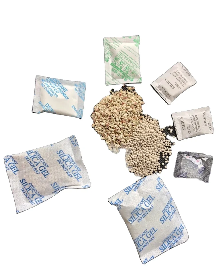 Small package silica gel(2-4mm 5%moisture) desiccant -------2gm with all kinds packing ou your requests