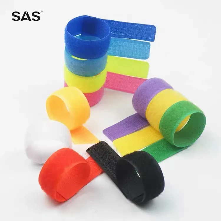 SAS Wholesale Factory Customized Color Size  Roll Hook And Loop Tape for Sewing