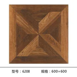 Solid Wood Floor Tile Living Room Bedroom Non-slip Tile Windmill Wood Grain Brick 600 X 600 Antique Brick Courtyard Floor Tile