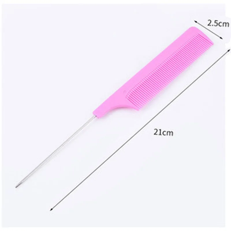 Rainbow Comb Tip Tail Comb Hair Tools Hair Picking Hair Cutting Plastic Tony Cover Comb
