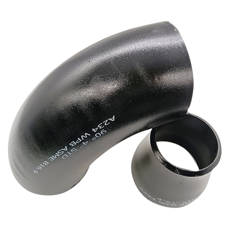 Труба локоть из углеродистой стали 45 и 90 градусов стыковой сварки A105 A234