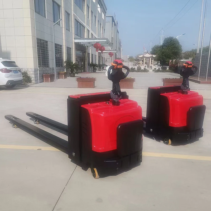 All electric industrial carrier 2T 3T trolley pallet loading lifting cart