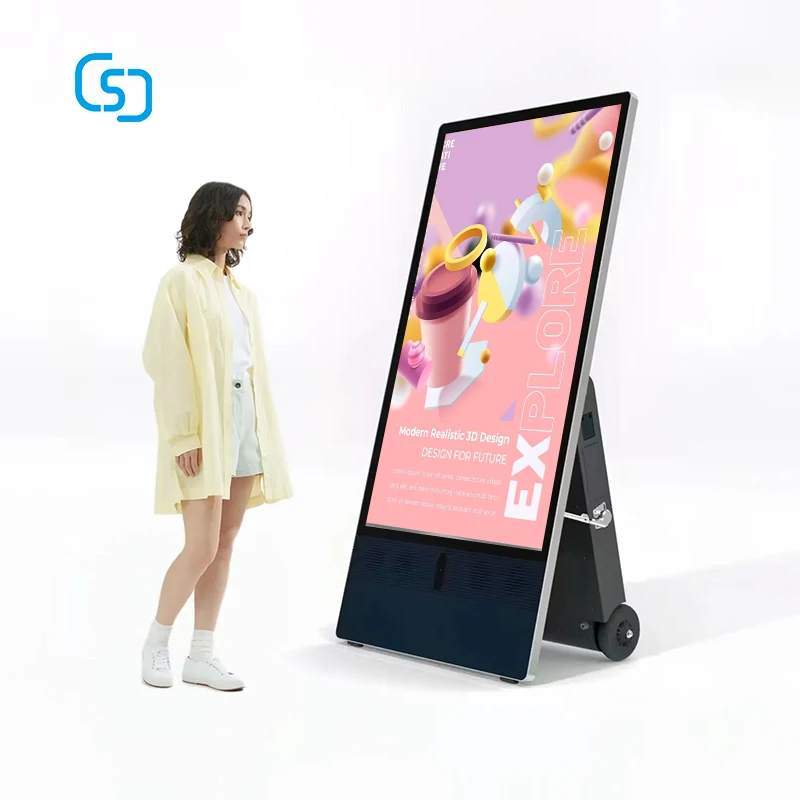 Wholesale 32inch Portable Outdoor Waterproof High Brightness Lcd Display Digital Signage Advertising Display