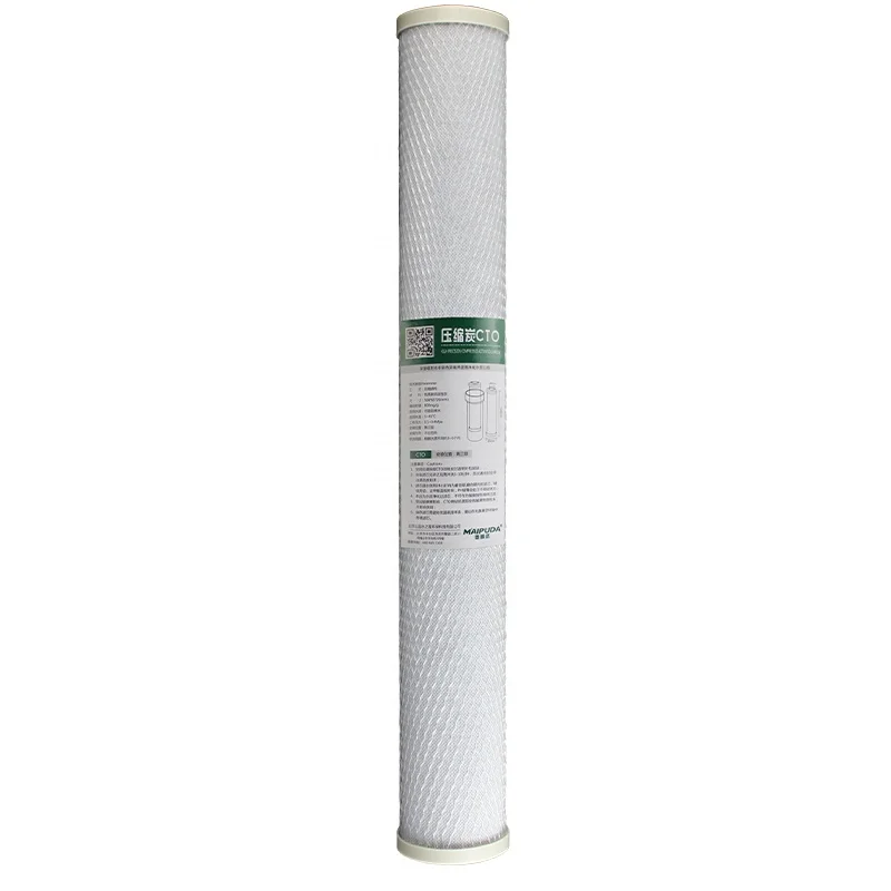 
 20 дюймов CTO сжатый угольный фильтр для воды картридж/воденой фильтровой элемент  