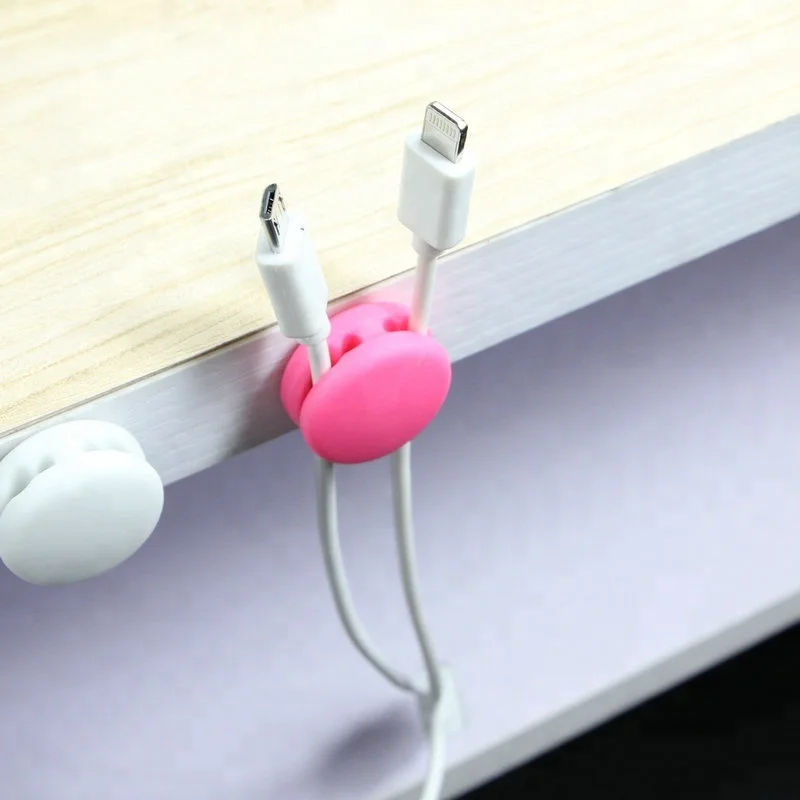 Самоклеющийся держатель для наушников Настольный Кабельный органайзер стола