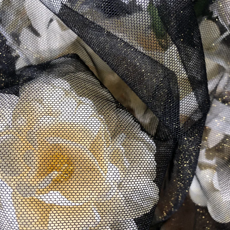 Soft And New Affordable Shining Net Mesh Gold Net Lace Net Fabric For Curtains