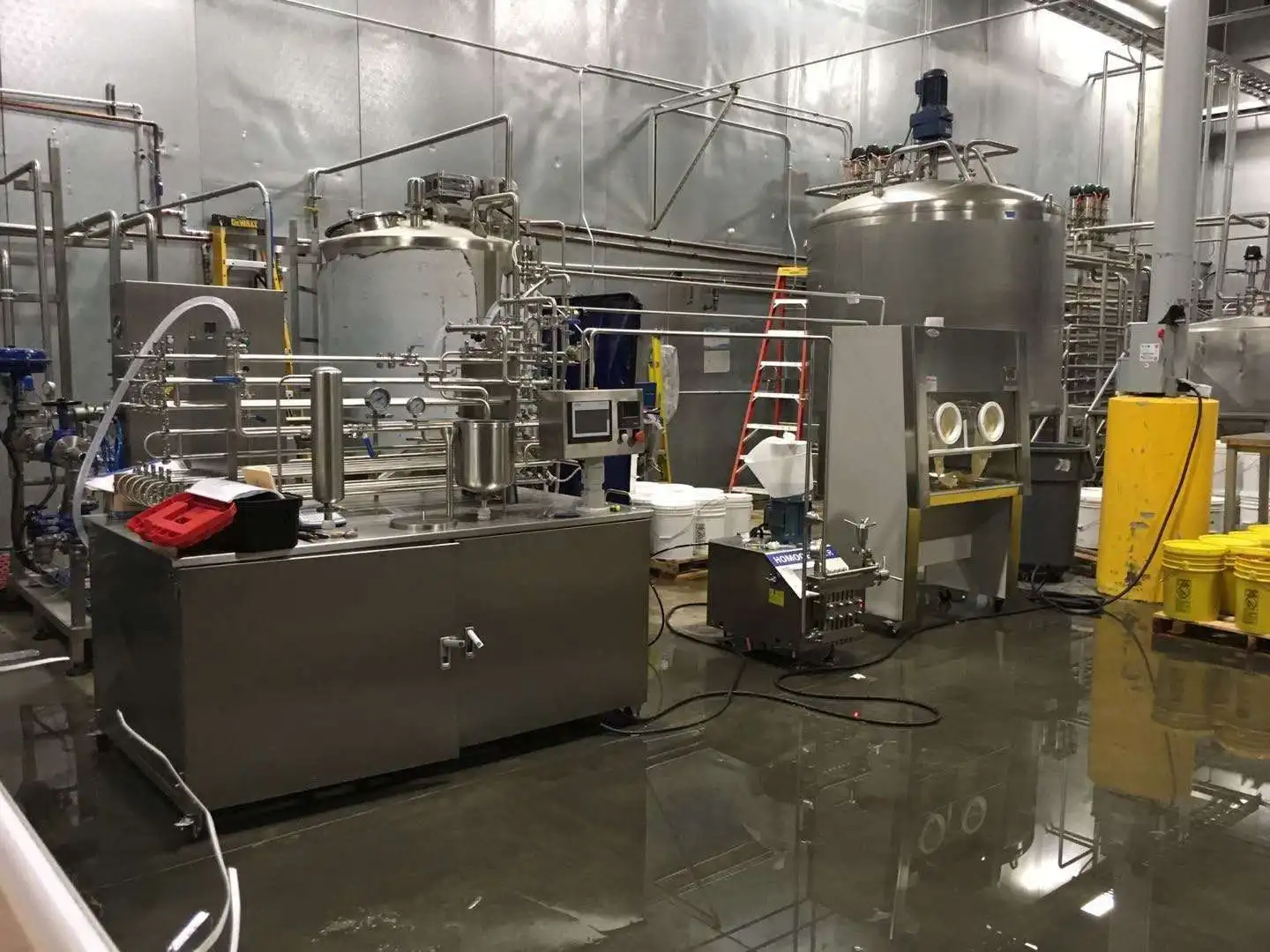  Small experimental milk / juice coffee beer sterilizer UHT ultra-high temperature tube