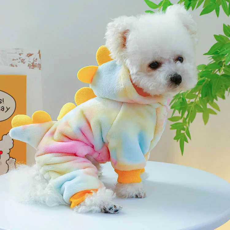 Luxury Modern Little Dragon Transformation Dog Cat Clothes Wholesale Warm Soft Colorful Sustainable Feature