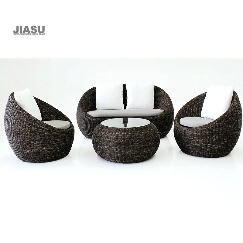 Sets Rattan Furniture Luxury Set Roof Modular White Aluminium Lounge Sofas Cushion Covers Teakwood Sofa Garden Outdoor