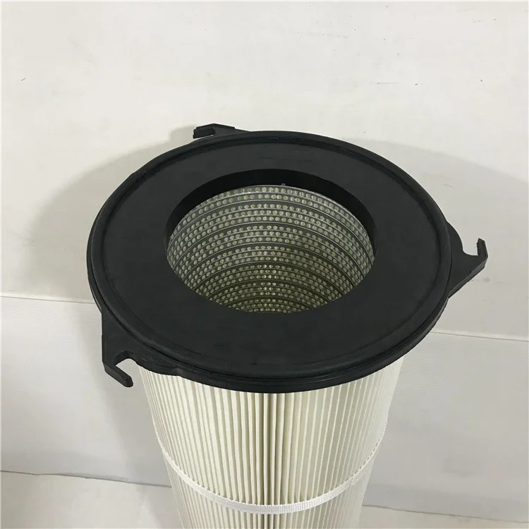 Factory supply industrial cyclone 3 lugs flange dust collector air filter cartridge dust hepa filter for gas turbine