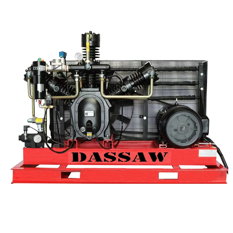 40bar 4.0Mpa Industrial 6.0m3/min 4 Cylider Piston Booster Air Compressor for Sales