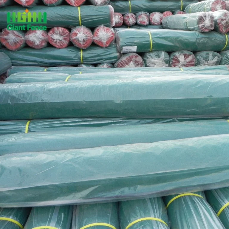Outdoor Agricultural Windproof Woven Plastic Green Fence UV Finished Privacy Screen Shade Net PVC PE Material Covering Privacy